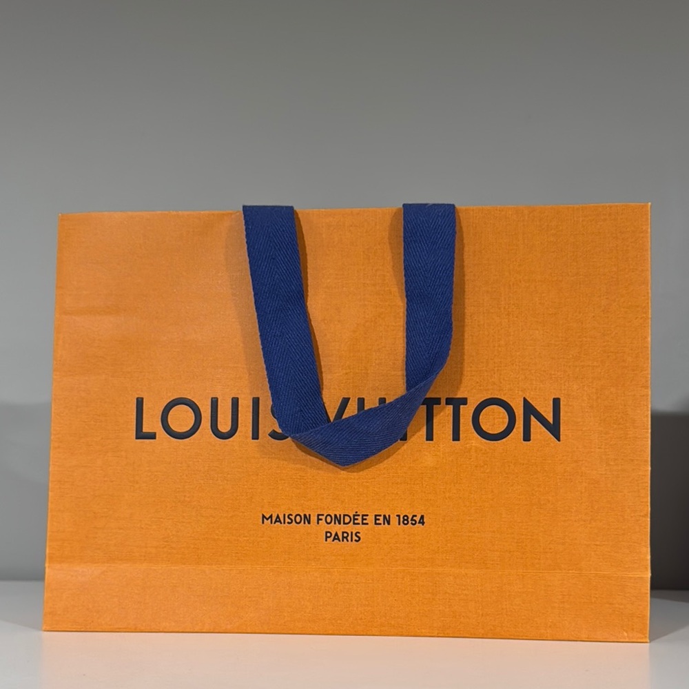 Louis Vuitton Orange Shopping Bag
